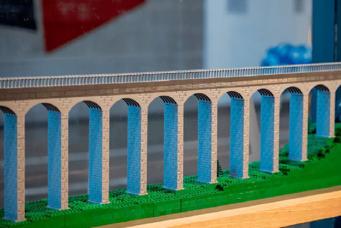 Wrexham Unveils LEGO Pontcysyllte Aqueduct Model | Welsh Country